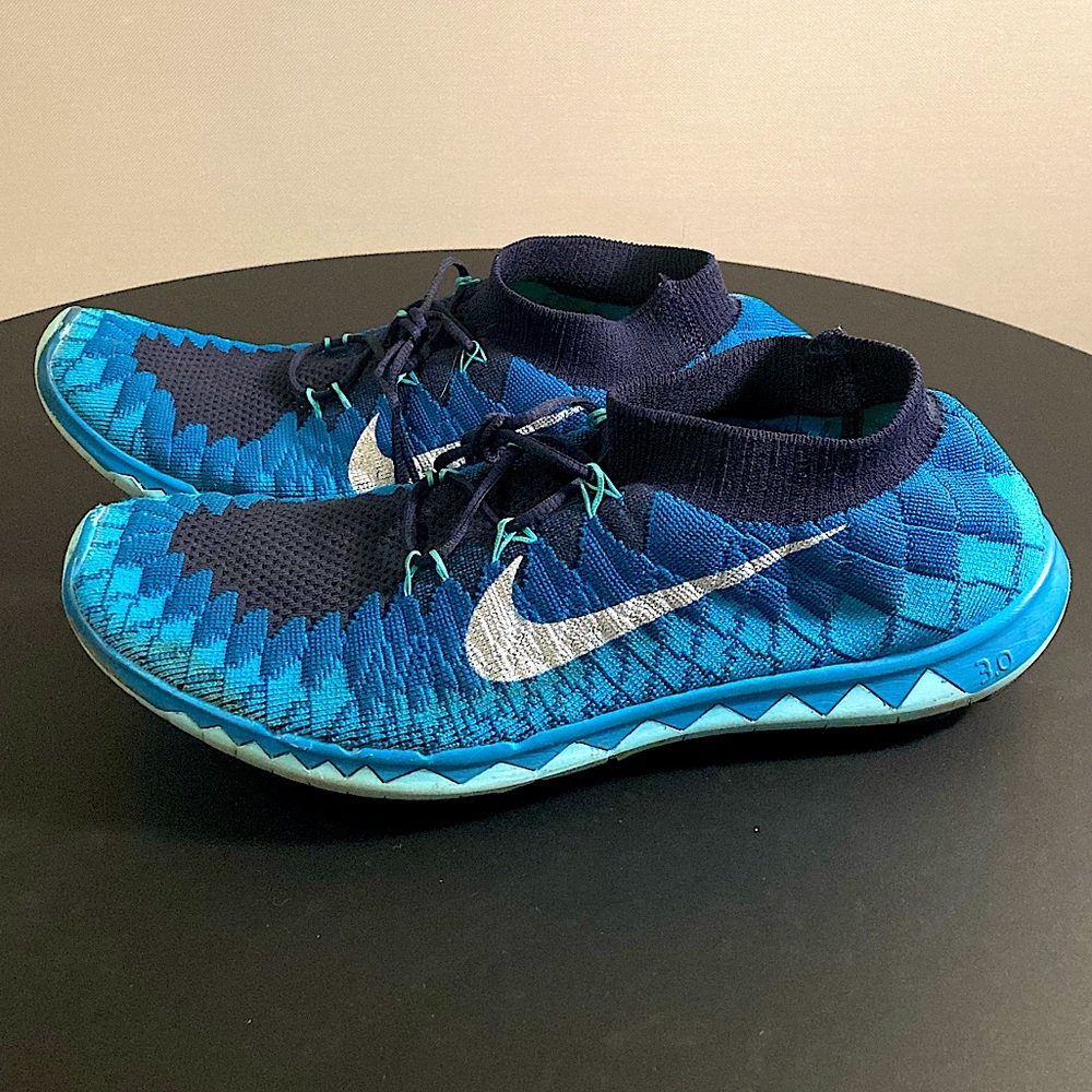 Nike Men's Free 3.0 Flyknit Running Shoe Size 10.5